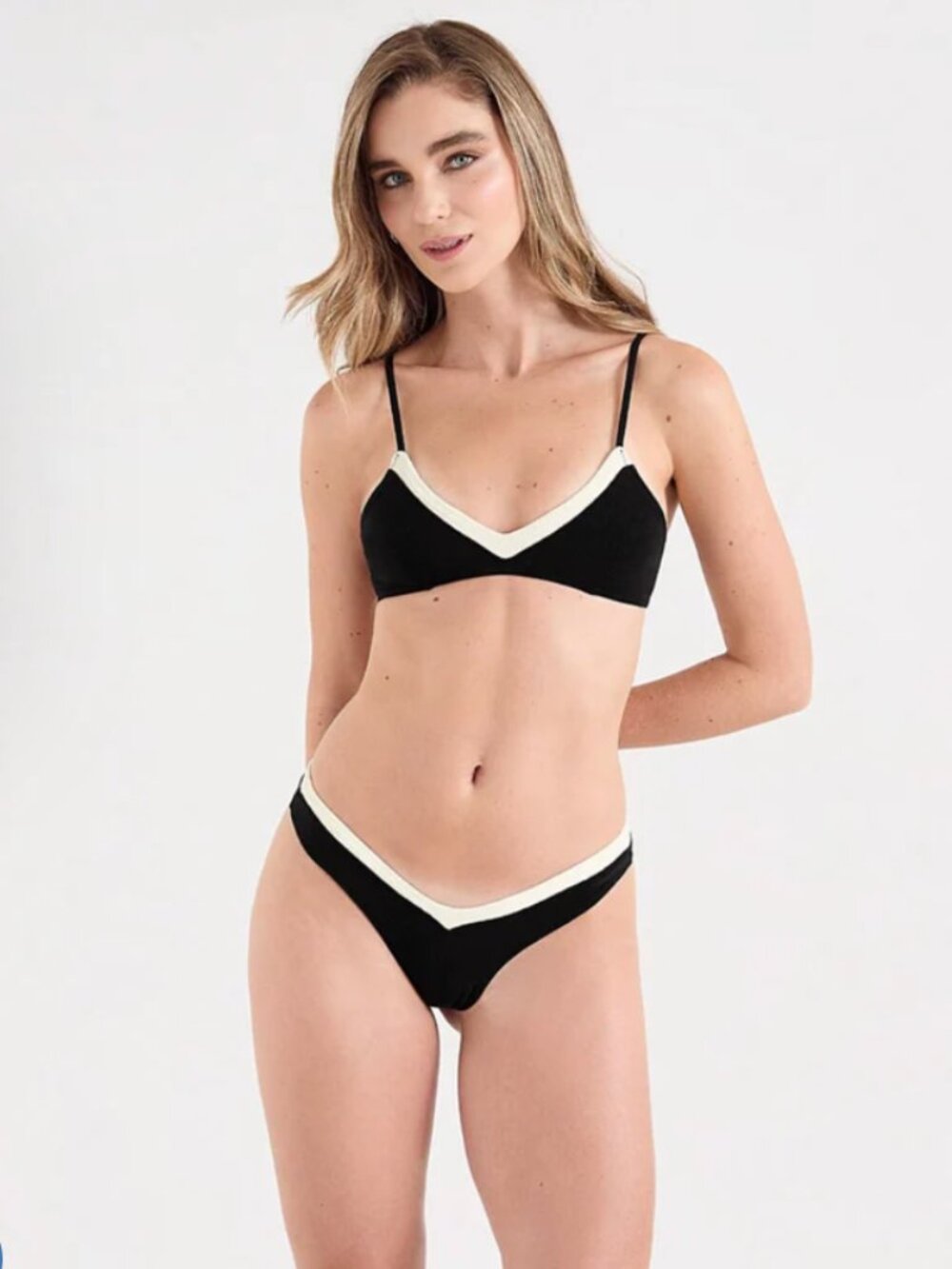 NWT One One Bikini Set, Seraphina top (Sz Small) + Felisa bottom (Sz Medium)